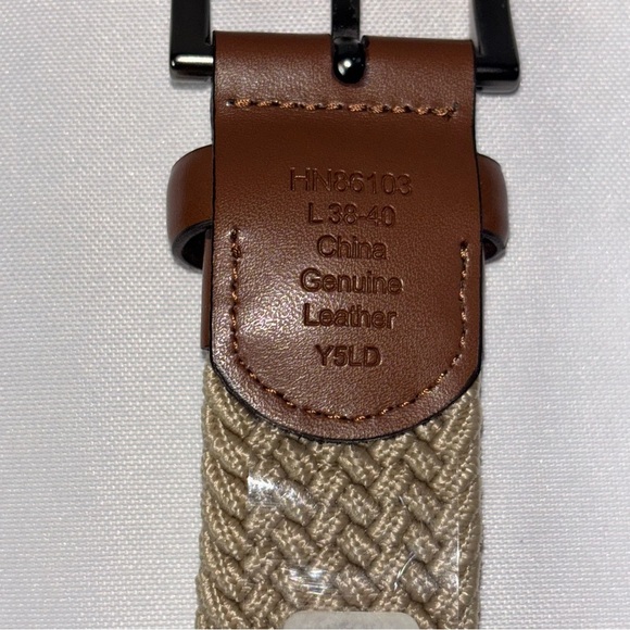 ORIGINAL PENGUIN Braided Stretch Belt Size L 38-40 UNISEX - Picture 4 of 8